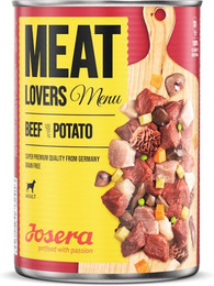 Produktbild von Josera Menu 400 Gramm Hundenassfutter 12 x 400 Gramm Beef with Potato