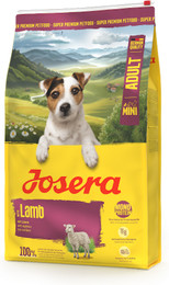 Produktbild von Josera Mini Adult Lamb Hundetrockenfutter 5 x 900 Gramm