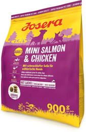 Produktbild von Josera Mini Salmon & Chicken Trockenfutter für kleine Hunde - 900 g