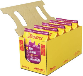 Produktbild von Josera MiniJunior Trockenfutter für Welpen kleiner Rassen - 5 x 900 g