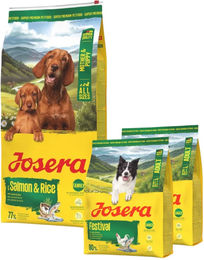 Produktbild von JOSERA Mother and Puppy Salmon with Rice für Welpen, trächtige und säugende Hündinnen 12,5kg + 2x900g GRATIS