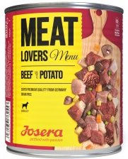 Produktbild von Josera Nassfutter Hund, Adult, Meat Lovers Menu, Rind 6x800 g