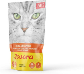 Produktbild von Josera Paté 85g Katzennassfutter Sparpaket 32 x 85 Gramm Huhn mit Spinat