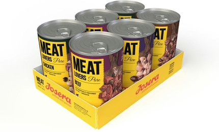 Produktbild von Josera Pure 800 Gramm Hundenassfutter 6 x 800 Gramm Beef