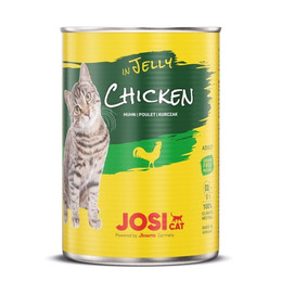 Produktbild von JosiCat Chicken in Jelly Adult Nassfutter für Katzen - 12 x 400 g