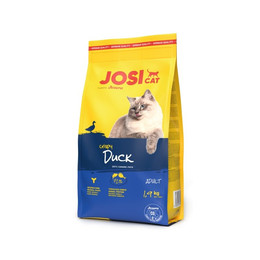 Produktbild von JosiCat Crispy Duck Katzen Trockenfutter - 3 x 1,9 kg