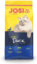 Produktbild von JosiCat Crispy Duck Katzen-Trockenfutter - 7 x 650 g
