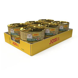 Produktbild von JosiCat Finest Mousse with Chicken 12x85g