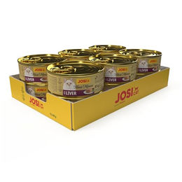 JosiCat Finest Mousse with Liver 12x85g – Bild 1 von 5