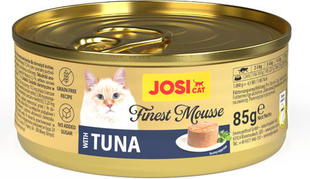 Produktbild von JosiCat Finest Mousse with Tuna 12x85g