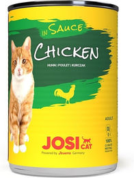 Produktbild von JosiCat Katzen Nassfutter Chicken in Sauce - 12 x 415 g