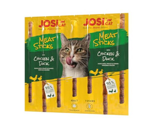 Produktbild von JosiCat Meat Sticks Chicken & Duck - 20 x 35 g