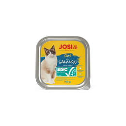 Produktbild von JosiCat Paté mit ASC Lachs - 16 x 100 g