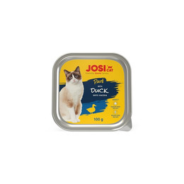 Produktbild von JosiCat Paté mit Ente Katzen Nassfutter - 32 x 100 g