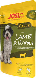 Produktbild von JosiDog Mini Lamb&Veggies in Sauce 24x100g
