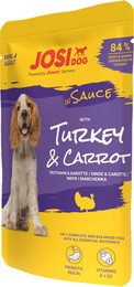 Produktbild von JosiDog Mini Turkey&Carrot in Sauce 24x100g