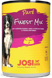 Produktbild von JosiDog Paté Finest Mix Nassfutter für adulte Hunde - 6 x 800 g