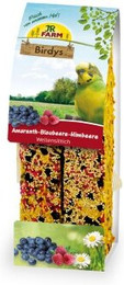 Produktbild von JR Birdys Amaranth-Blaubeere-Himbeere für Wellensittiche - 5 x 130 g
