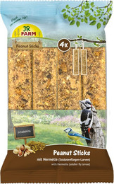 Produktbild von JR Farm 4x Peanut Sticks Schalenfrei 640 g - mit Hermetia