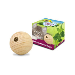 Produktbild von JR-Farm Bavarian Catnip Katzenminze-Holzkugel - 50 g