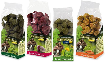 Produktbild von JR Farm Grainless Drops Mixpaket 4x140g