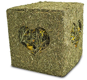 Produktbild von JR FARM Heu-Würfel groß mit Blüten - 450 g