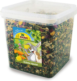Produktbild von JR FARM Kräuter-Spezial Raufutter für Kleintiere Sparpaket 2 x 5 Liter Eimer (1,5 Kilogramm)