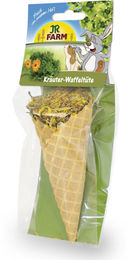 JR Farm Kräuter-Waffeltüte Ergänzungsfuttermittel für Kleintiere - 6 x 60 g – Bild 1 von 3