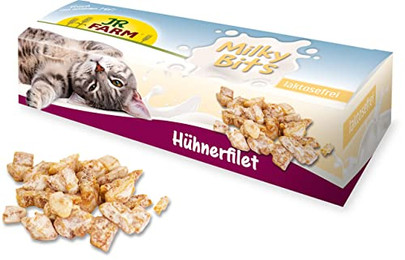 Produktbild von JR FARM Milky Bits Hühnerfilet für Katzen - 40 g