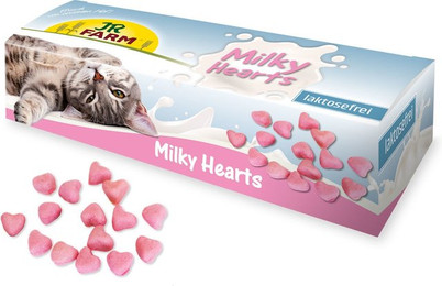 Produktbild von JR FARM Milky-Dips 30g Katzensnack Milky Hearts