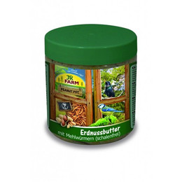 Produktbild von JR FARM Peanut Pot Erdnussbutter mit Mehlwürmern - 400 g