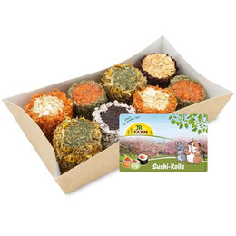 Produktbild von JR Farm Sushi-Rolls Kleintier-Snack - 4 x 190 g