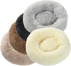 Produktbild von Jucon Tierbett Plüsch rund für Hunde und Katzen