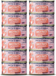 Produktbild von Juicy Filets Lachs mit Muschel - 12x70g