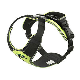 Julius-K9 Gepolstertes Hundegeschirr IDC Longwalk neon/grau Größe L – Bild 1 von 5