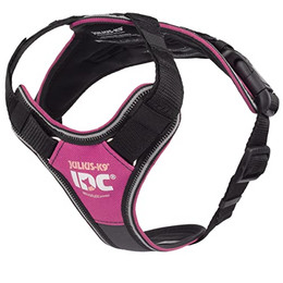 Produktbild von Julius-K9 Gepolstertes Hundegeschirr IDC Longwalk pink/grau Größe XS