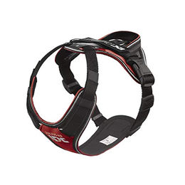 Julius-K9 Gepolstertes Hundegeschirr IDC Longwalk rot/grau Größe S – Bild 1 von 7