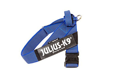 Julius-K9 Hunde-Powergeschirr Gurtbandgeschirr blau – Bild 1 von 3