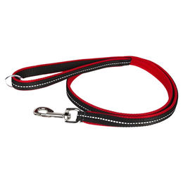 Julius-K9 Hundeleine Powair mit Schlaufe rot Größe L - 120 cm – Bild 1 von 6