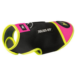 Produktbild von Julius-K9 Hundemantel Neopren schwarz/pink Mini-Mini
