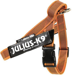 Julius-K9 IDC® Color & Grey Gurtgeschirr, orange/grau - Größe S/Mini: Brustumfang 49 - 67 cm – Bild 1 von 3