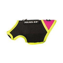 Produktbild von Julius-K9 IDC Neopren Hundemantel Baby 1 Schwarz/Rosa
