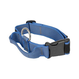 JULIUS-K9 K9-Halsband mit Haltegriff und Sicherheitsverschluss, 40 mm, verstellbar, blau-grau – Bild 1 von 9
