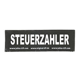 Produktbild von Julius-K9 Klettaufschrift STEUERZAHLER klein schwarz - 1 Stk.