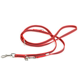 Produktbild von Julius-K9 Leine Super Grip doppelt verstellbar rot - 2,2 m