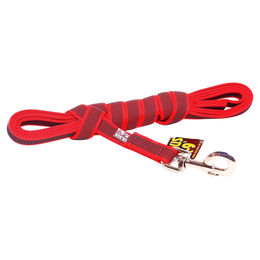 Julius-K9 Schleppleine Super Grip mit Handschlaufe rot - 5 m – Bild 1 von 5