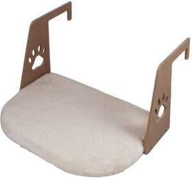 Produktbild von Jumeon Katzen-Wandregal Katzen Bett Clawdia, Plüsch, Stabiler MDF-Rahmen, 100% Welsoft-Stoff