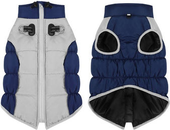 Jumpeak Hundemantel hundemantel winter,hundemantel für grosse hunde,5kg-40kg, Reflektierender Aufkleber,Zugöse,Verlängerungsring,Reißverschluss – Bild 1 von 5