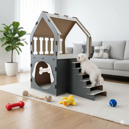 Produktbild von Jungengel Hundehütte 3XL Hundehaus Hundebett Indoor