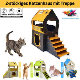 Produktbild von Jungengel Katzenzelt XL Katzenhaus Katzenliege Katzenbett Tierhaus Katzenhöhle Katzenhütte
